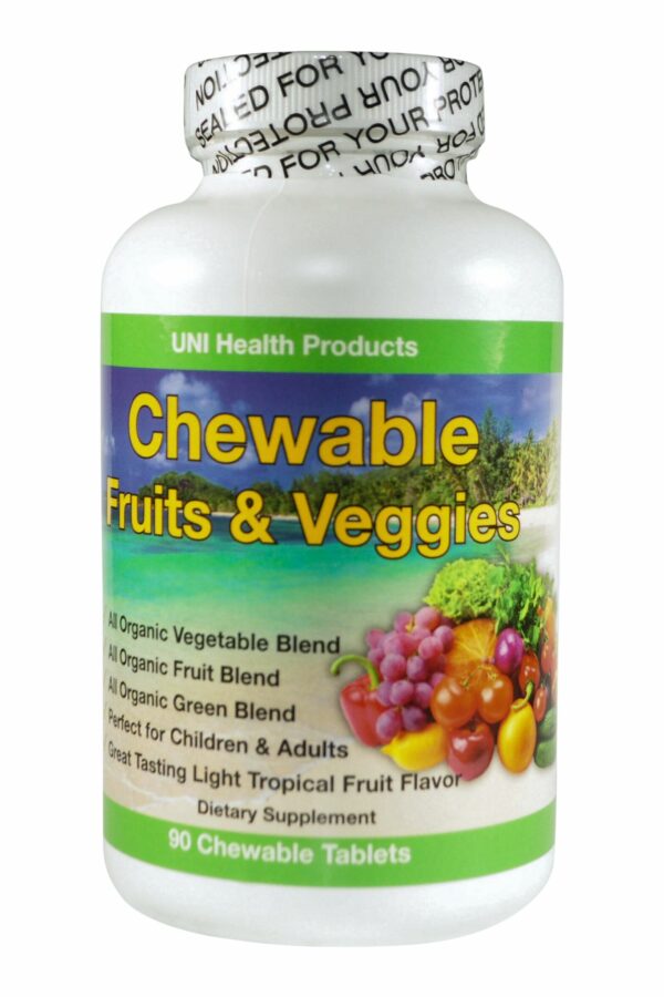 Tasty Chewable Wholefood Vitamins.