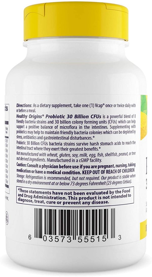 Probiotic 30 billion CFU's