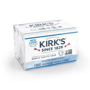 Soap Bar, Kirk's Coconut Oil 3 pack
