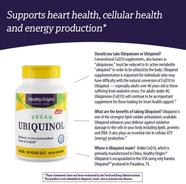 Ubiquinol: Best form of COQ10