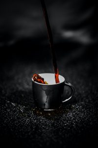 Coffee pouring into mug