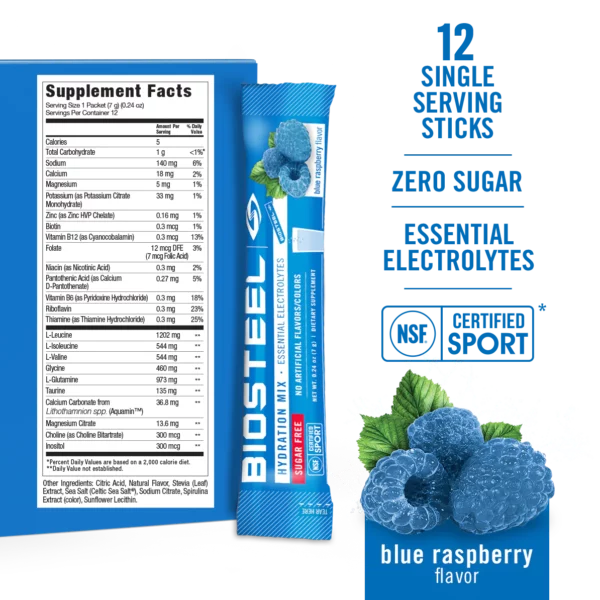 BIOSTEEL Hydration Mix Blue Raspberry